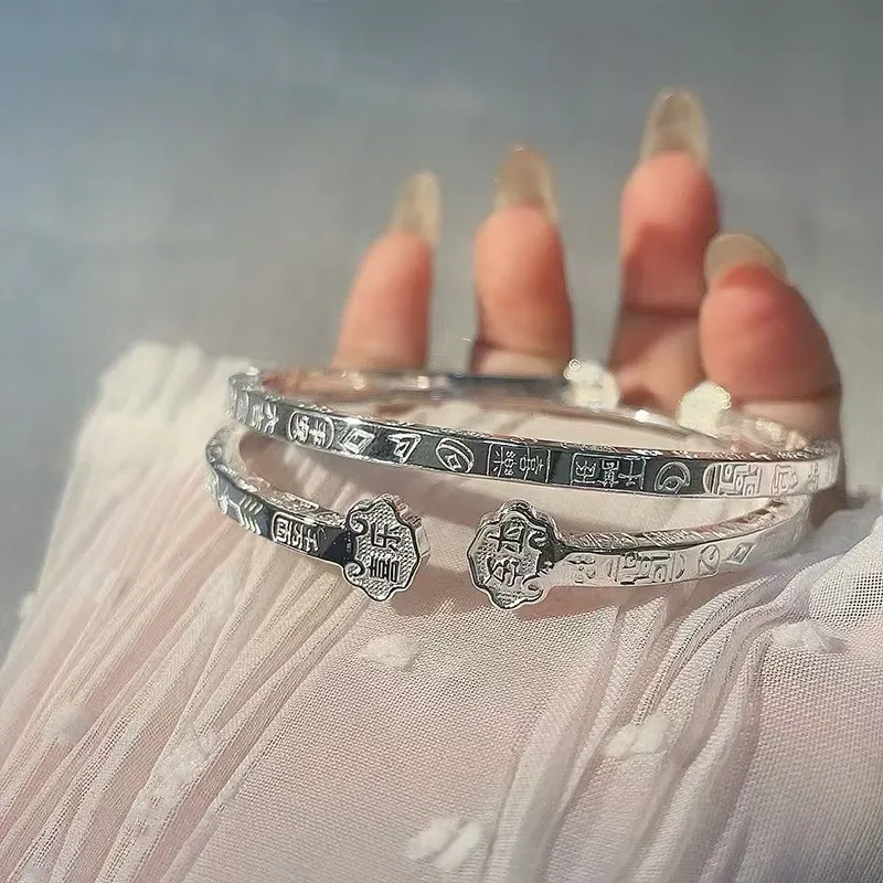 IWE S 999 Fine Silver Sterling Silver Bracelets Women's-4