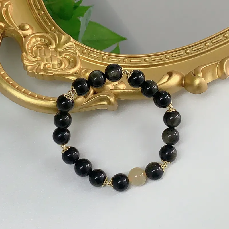 IWE Quartz Jade Obsidian Bracelets Unisex-9