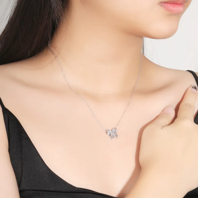 IWE 925 Sterling Silver Necklaces Women's-2
