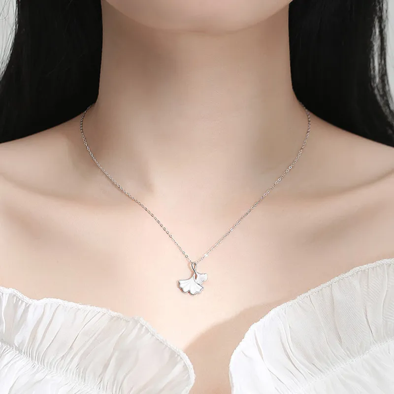 IWE 999 Fine Silver Necklaces Women's-4