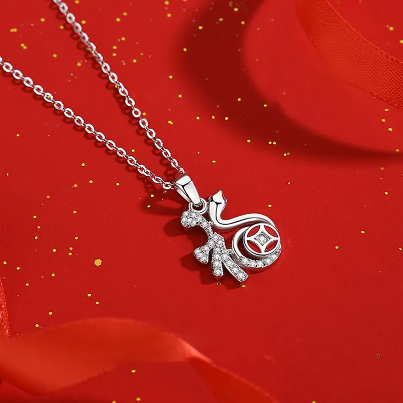 IWE S925 Silver Necklaces Women's-4