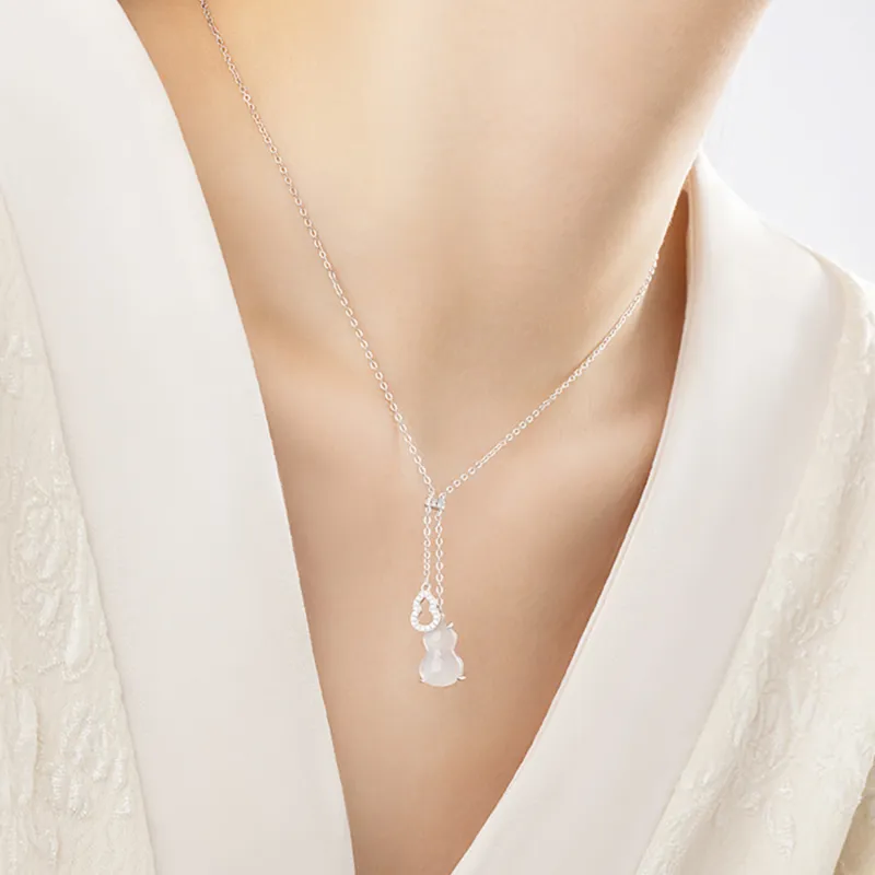 IWE Chalcedony Necklaces Women's-2