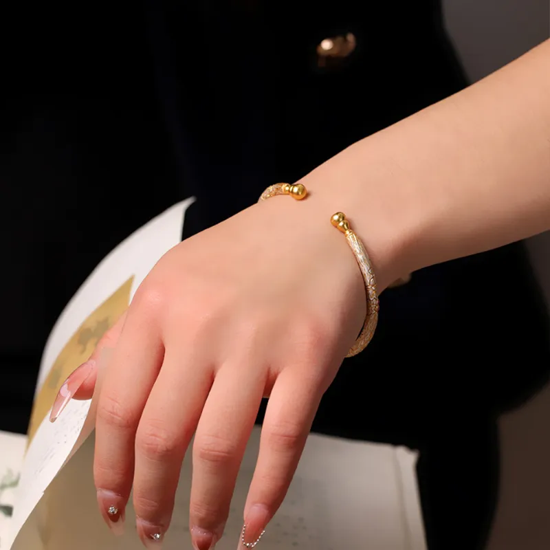 IWE 999 Fine Silver Bangles Women's-3