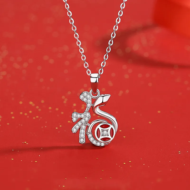 IWE S925 Silver Necklaces Women's-3
