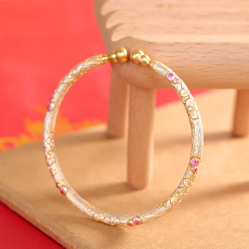 IWE 999 Fine Silver Bangles Women's-2