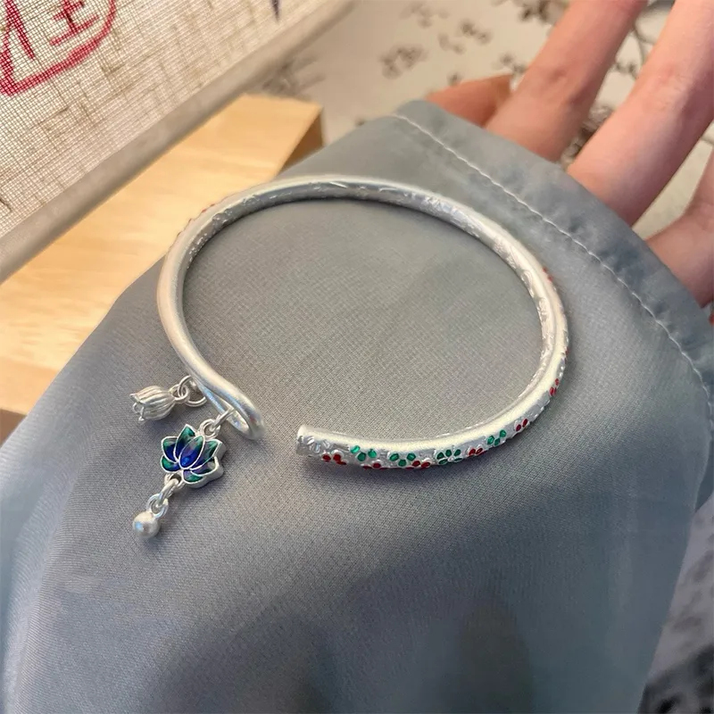 IWE 999 Fine Silver Bangles Women's-1