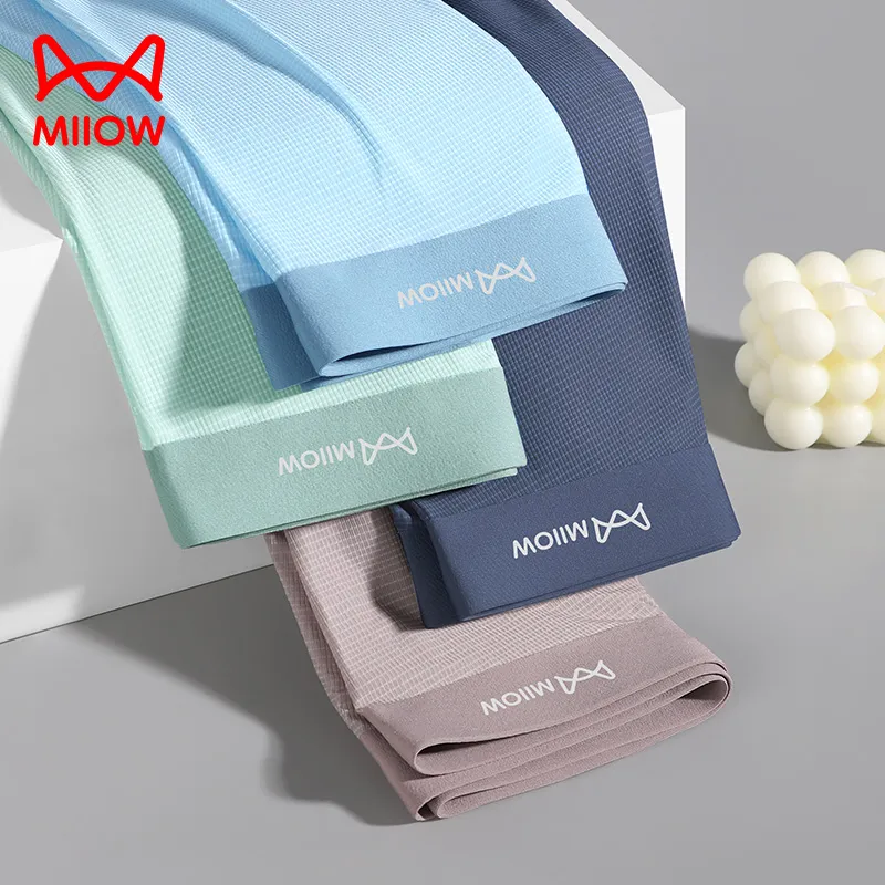 MIIOW Cooling Summer Collection Trendy Party Collection Underpants Men's 3 Pack-2