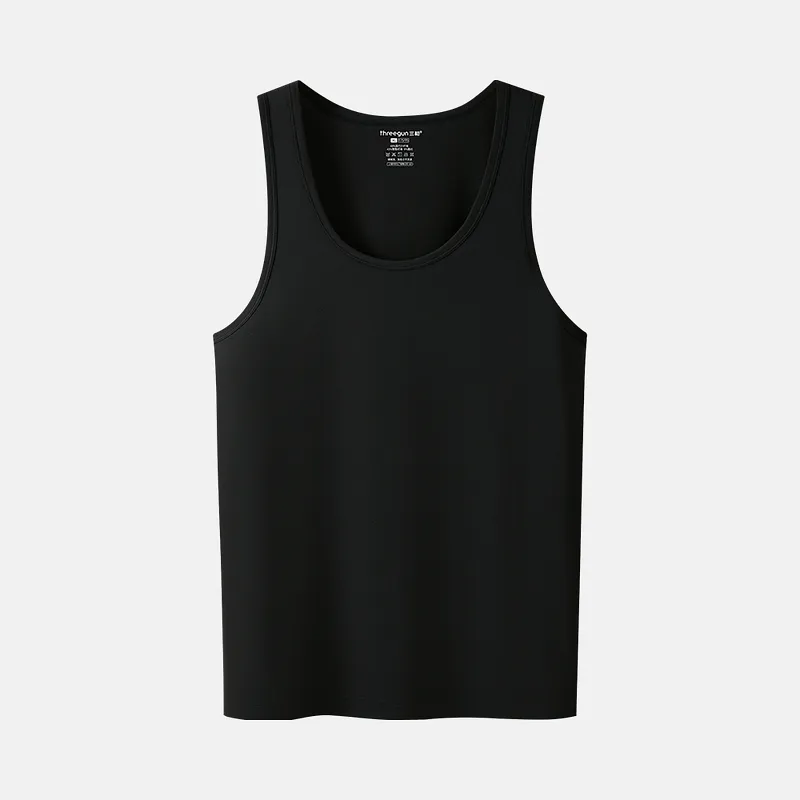 THREEGUN Tank Top Men's 1 Pack Graphite Black-1