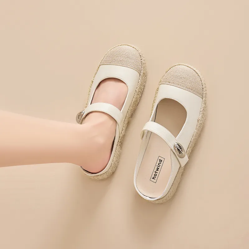 Hotwind Abrasion Resistant Slip Resistant Closed Toe Slippers Women's-5