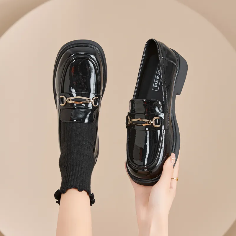Hotwind Loafers Women's Black-6