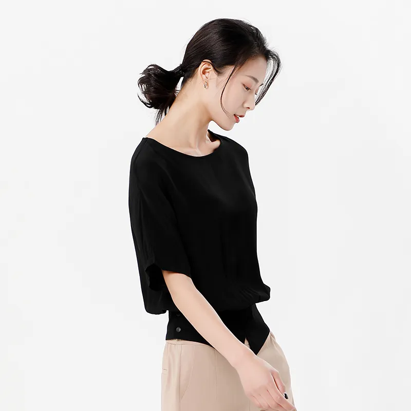 Chericom Batwing Sleeve T Shirt Women's Magic Black-4