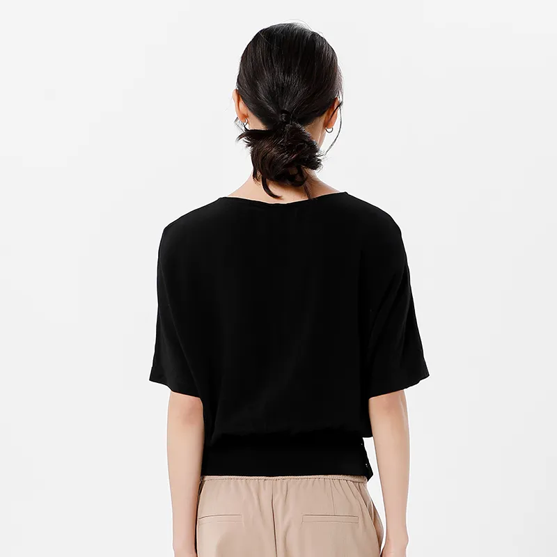 Chericom Batwing Sleeve T Shirt Women's Magic Black-5