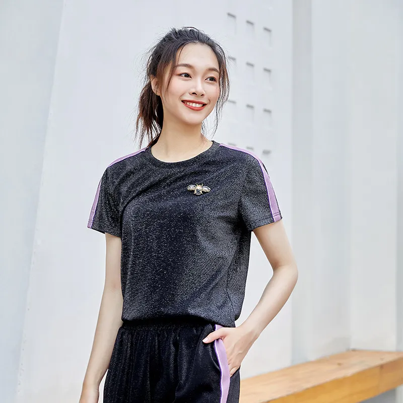 Chericom T Shirts Women's Magic Black-2