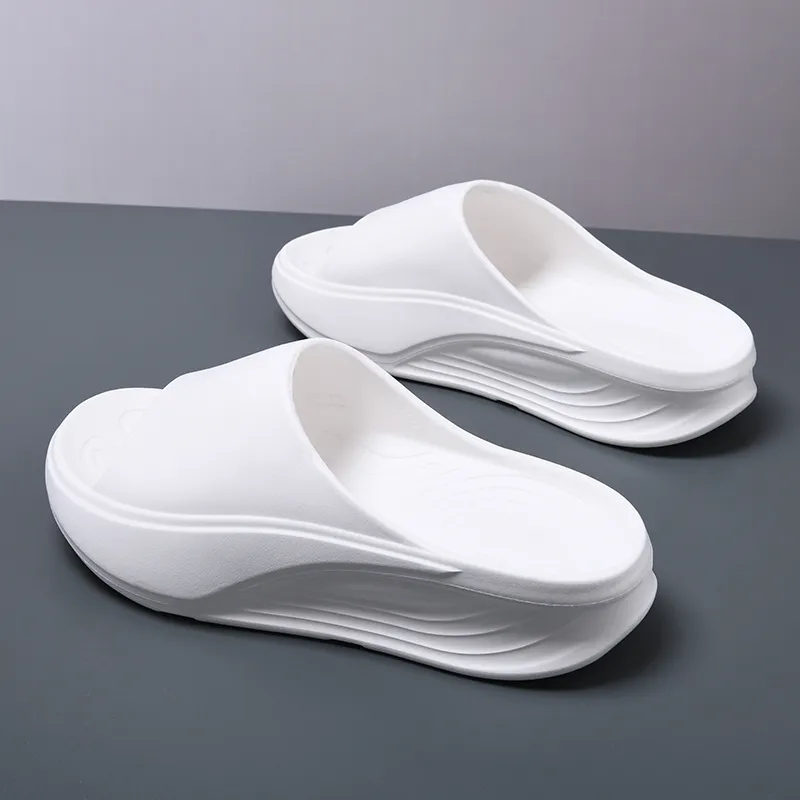 FCMM Cut Out Quiet Slip Resistant Abrasion Resistant Slide Slippers Men's-9