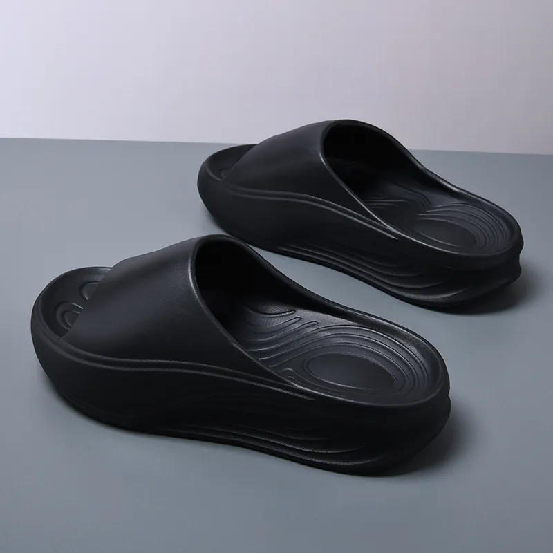 FCMM Cut Out Quiet Slip Resistant Abrasion Resistant Slide Slippers Men's-4