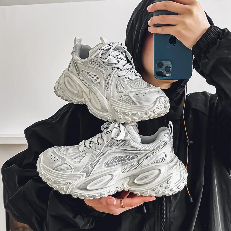 FCMM Low Top Chunky Sneakers Men's Box Included-9