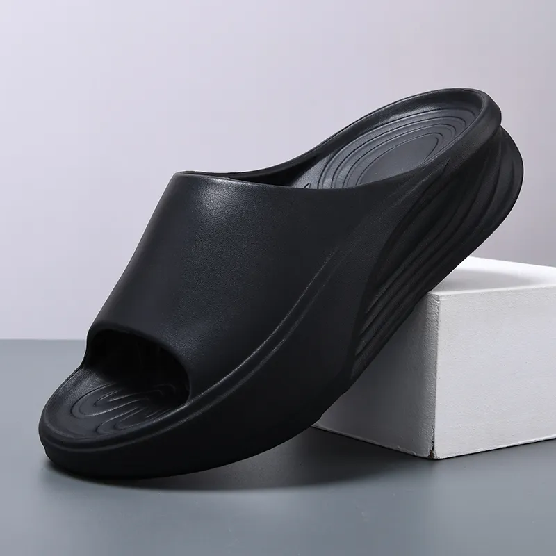 FCMM Cut Out Quiet Slip Resistant Abrasion Resistant Slide Slippers Men's-3