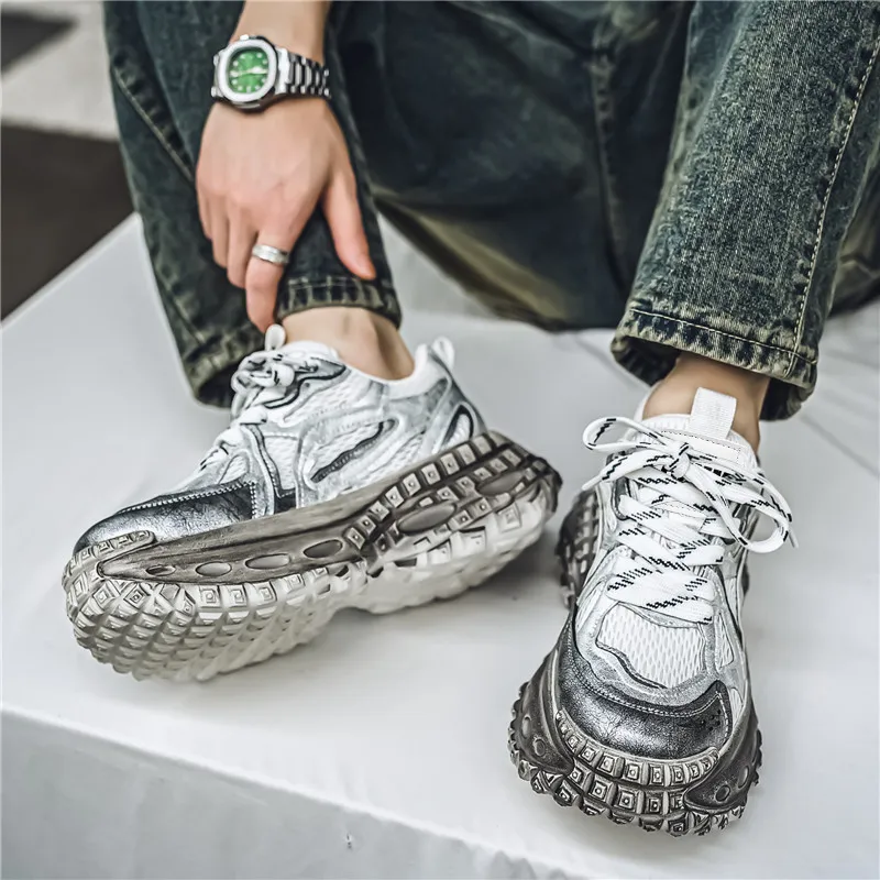 FCMM Low Top Chunky Sneakers Men's Box Included-9