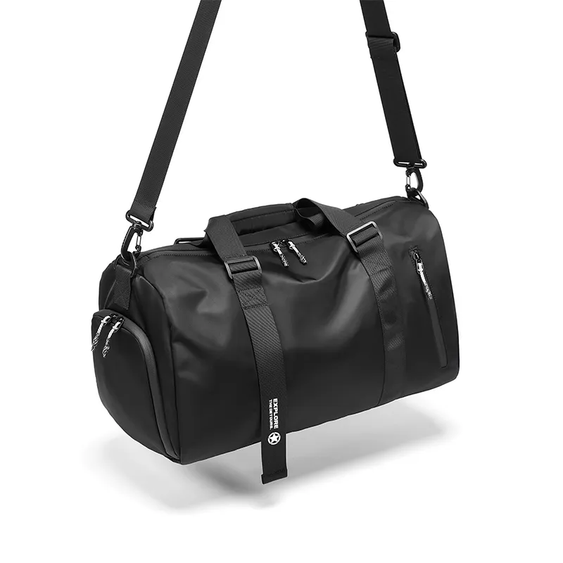 Jeep 33L Nylon Travel Bag, Gym Bag, Handbag Unisex Black-4