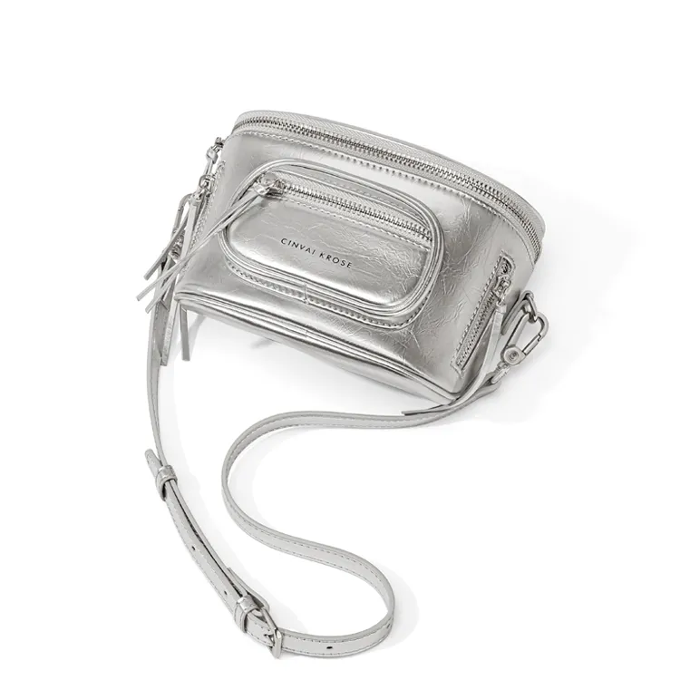 CinvaiKrose Synthetic Leather Shoulder Bag, Crossbody Bag, Small Fanny Pack Regular Women's Multicolor-13