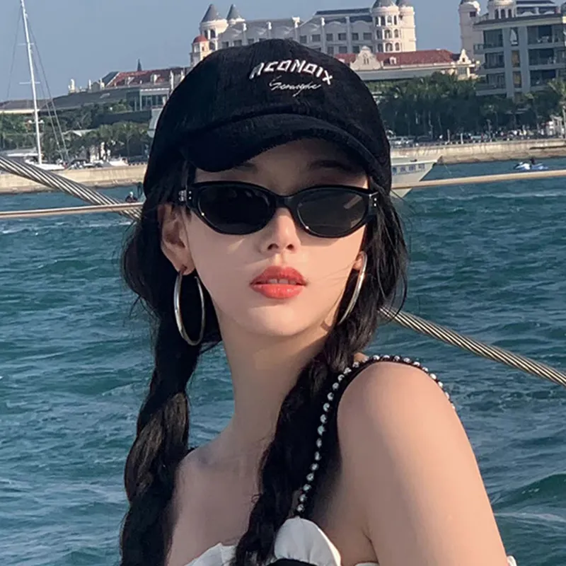 CinvaiKrose Cat Eye Sun Protection Sunglasses Trendy Women's-3