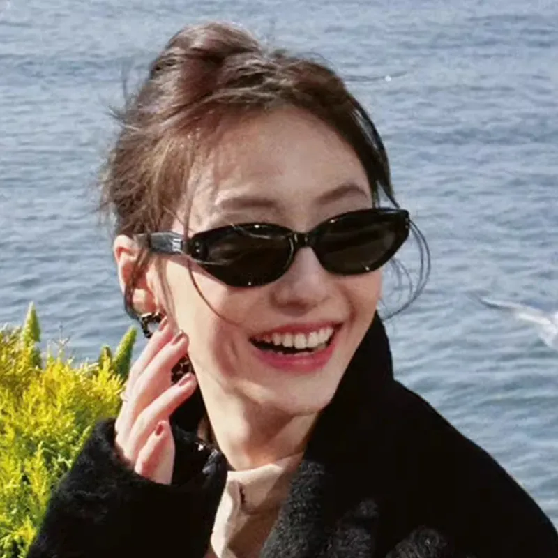 CinvaiKrose Cat Eye Sun Protection Sunglasses Trendy Women's-1
