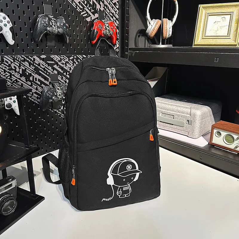 Travel Nylon Backpack Unisex Multicolor-1