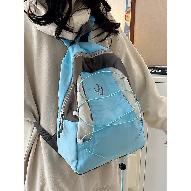 Travel Nylon Backpack Unisex Multicolor-11