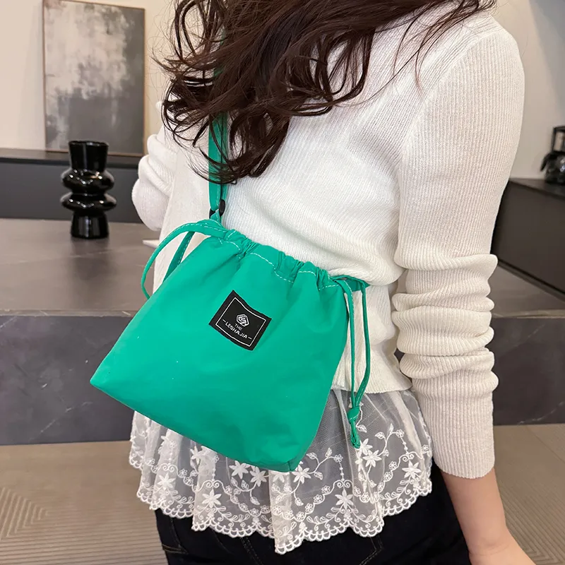 Travel Washed Cloth Crossbody Bag Unisex Multicolor-12