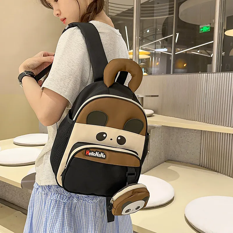 Travel Nylon Backpack Regular Unisex Multicolor-4