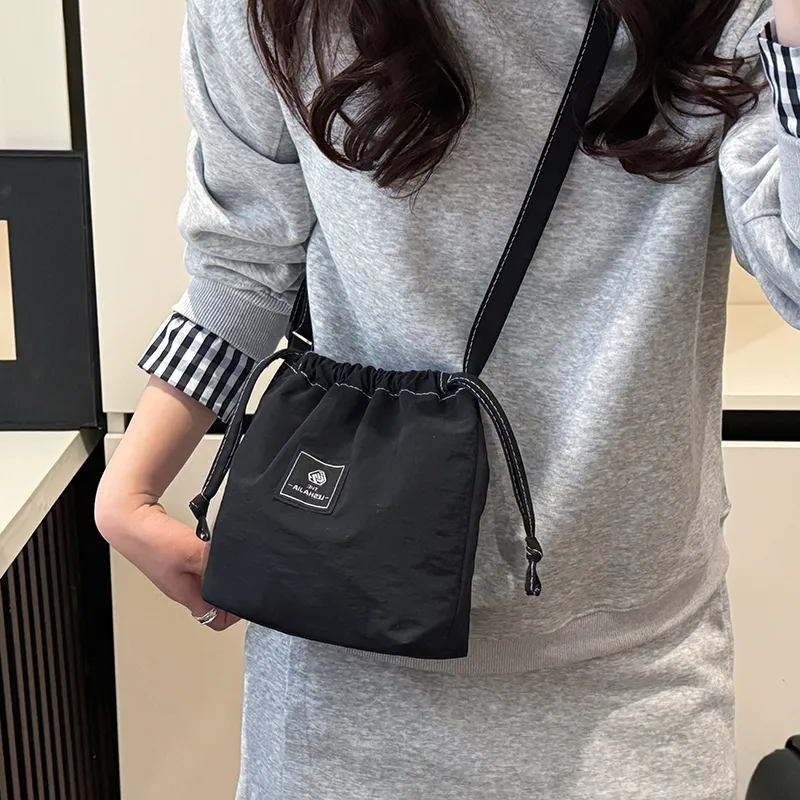 Travel Washed Cloth Crossbody Bag Unisex Multicolor-1