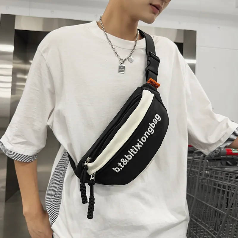 Travel Nylon Sling Bag Regular Unisex Multicolor-11