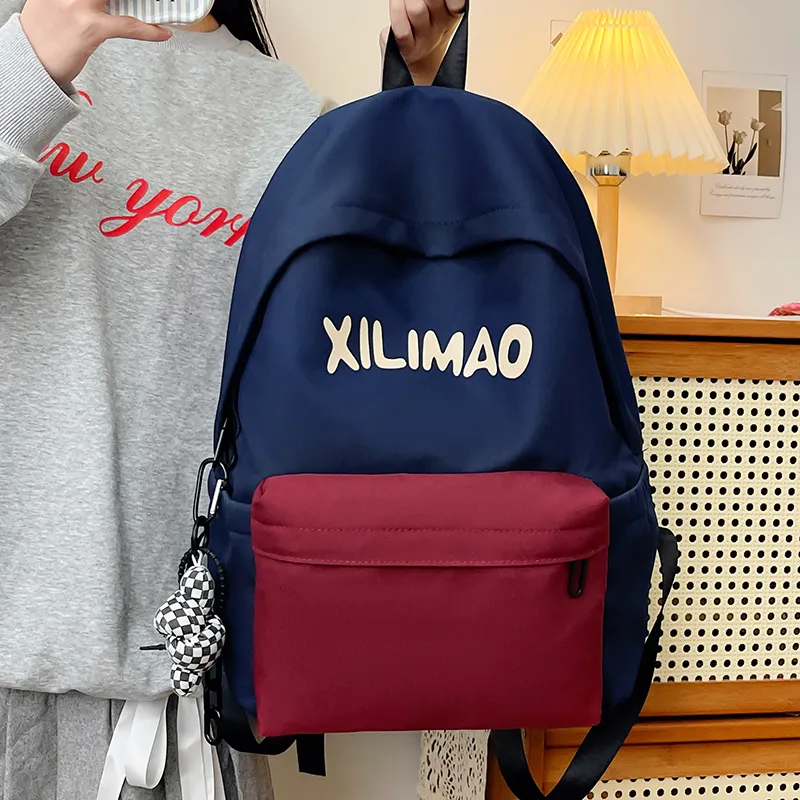 Travel Nylon Backpack Unisex Black/Blue/Green/Brown-17