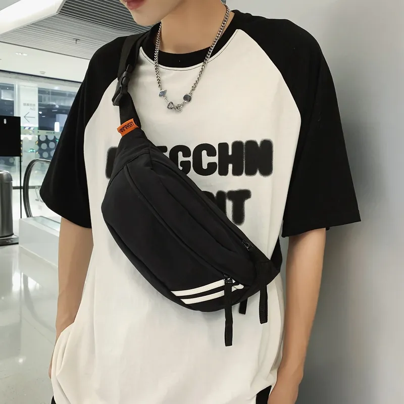 Travel Nylon Sling Bag Unisex Multicolor-2