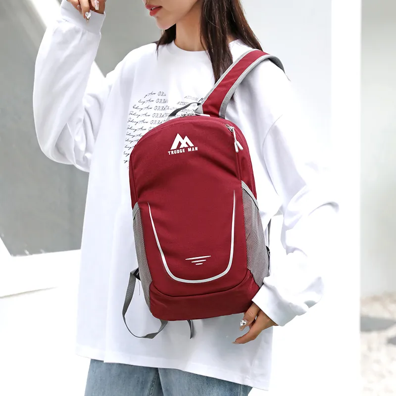 Travel Nylon Backpack Unisex Multicolor-6