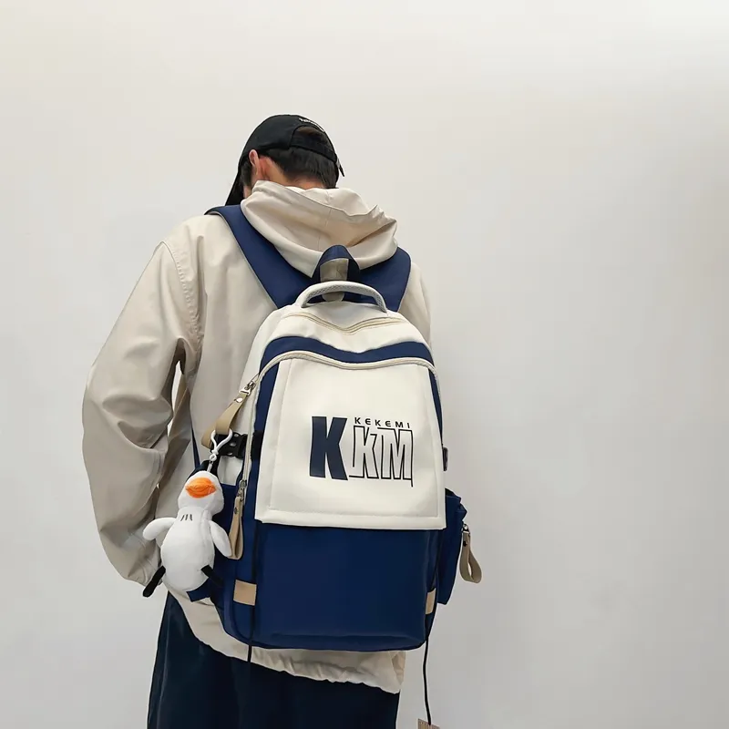 Travel Nylon Backpack Unisex Black+Flying Duck/Blue+Flying Duck/Brown+Flying Duck/Green+Flying Duck/Red+Flying Duck-6