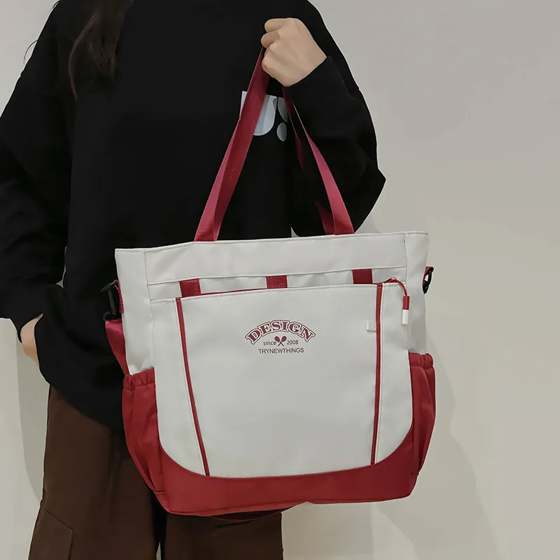 Travel Nylon Shoulder Bag Unisex Multicolor-1
