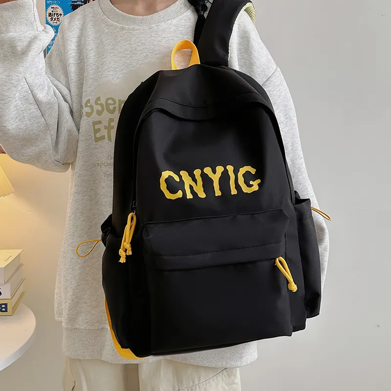Travel Nylon Backpack Unisex Multicolor-2