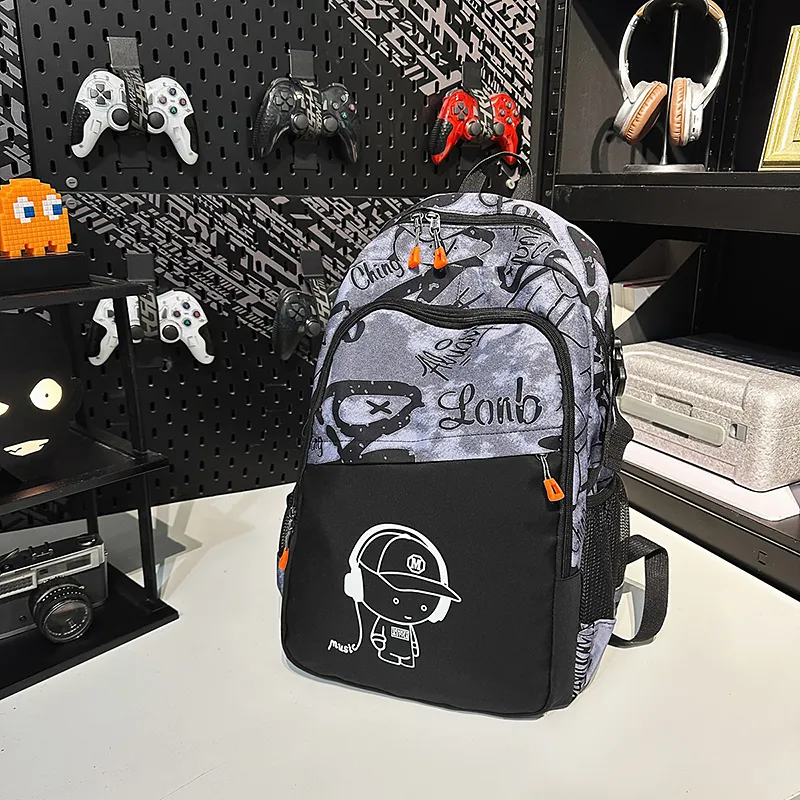 Travel Nylon Backpack Unisex Multicolor-19