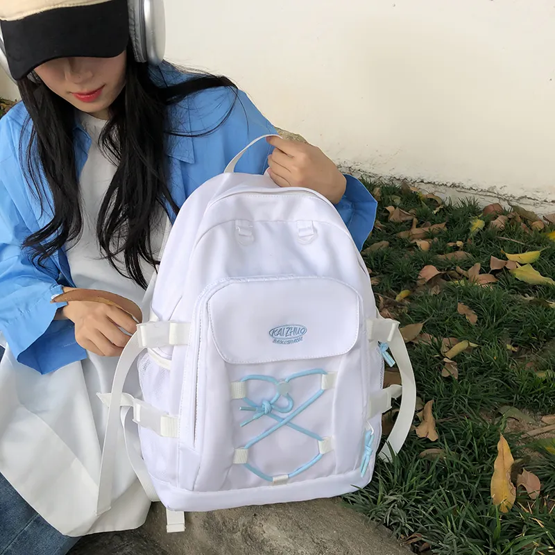 Travel Nylon Backpack Women's Multicolor-7