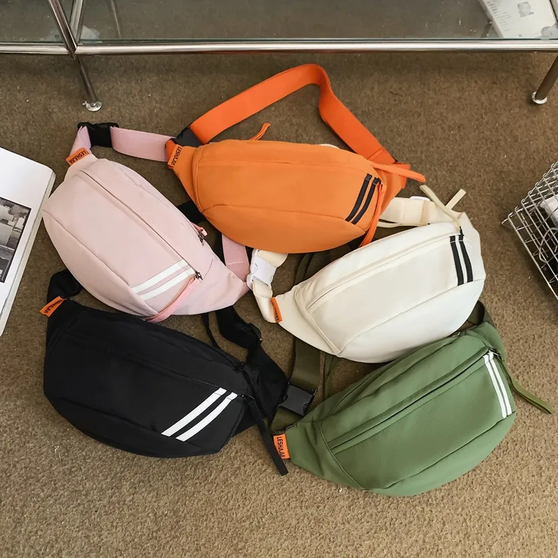 Travel Nylon Sling Bag Unisex Multicolor-8