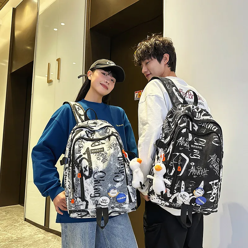 Travel Nylon Backpack Men's Multicolor-13