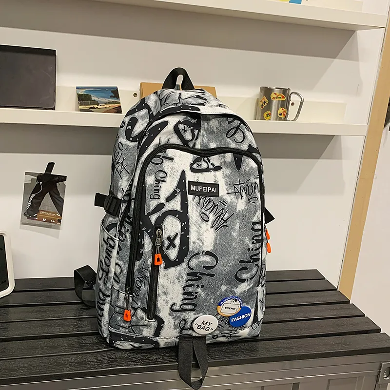 Travel Nylon Backpack Men's Multicolor-9