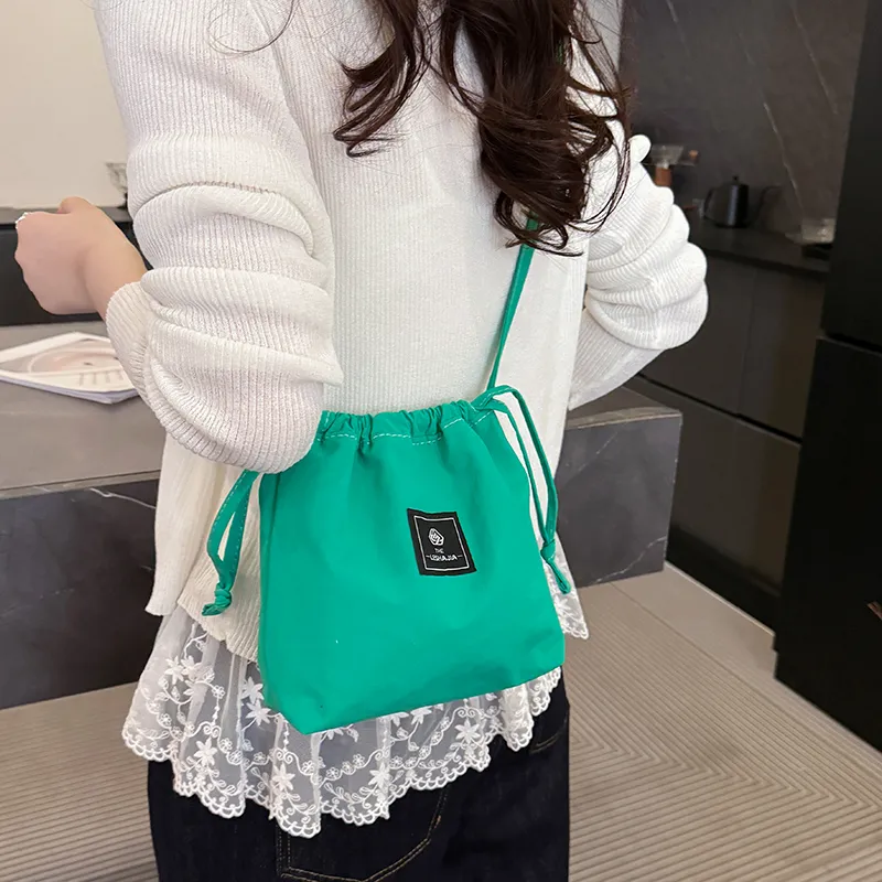 Travel Washed Cloth Crossbody Bag Unisex Multicolor-13