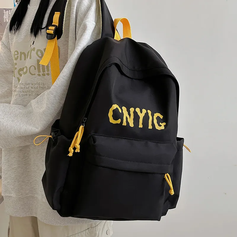 Travel Nylon Backpack Unisex Multicolor-1