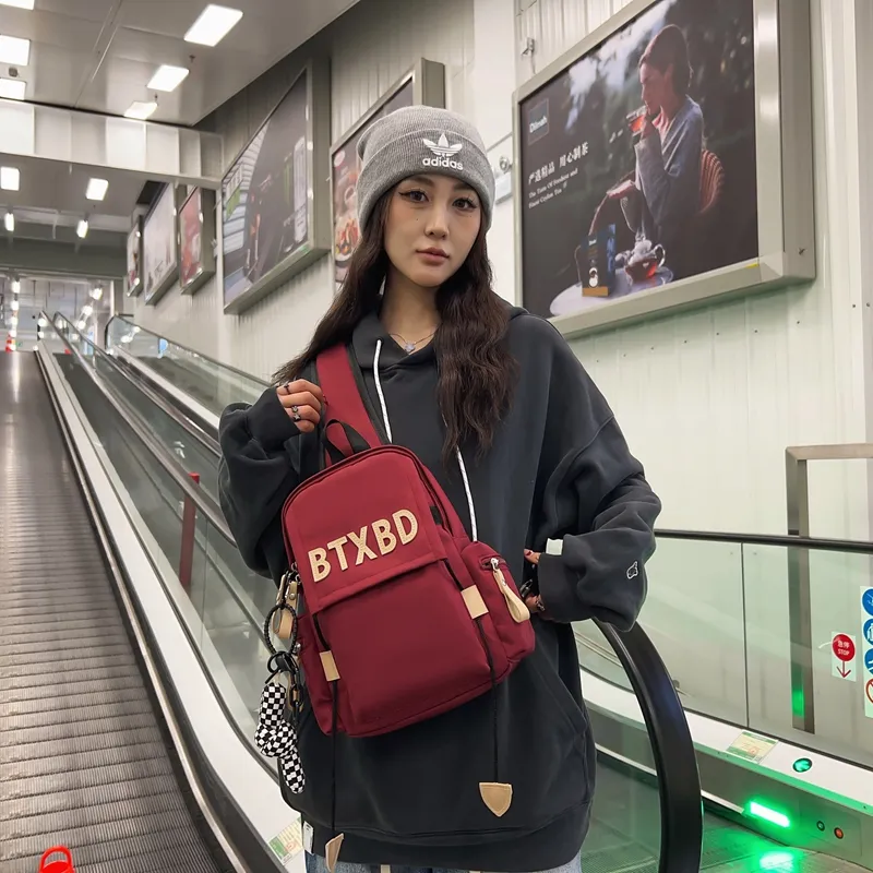 Travel Nylon Sling Bag Unisex ÍTica Black/Blue/Red/White-15