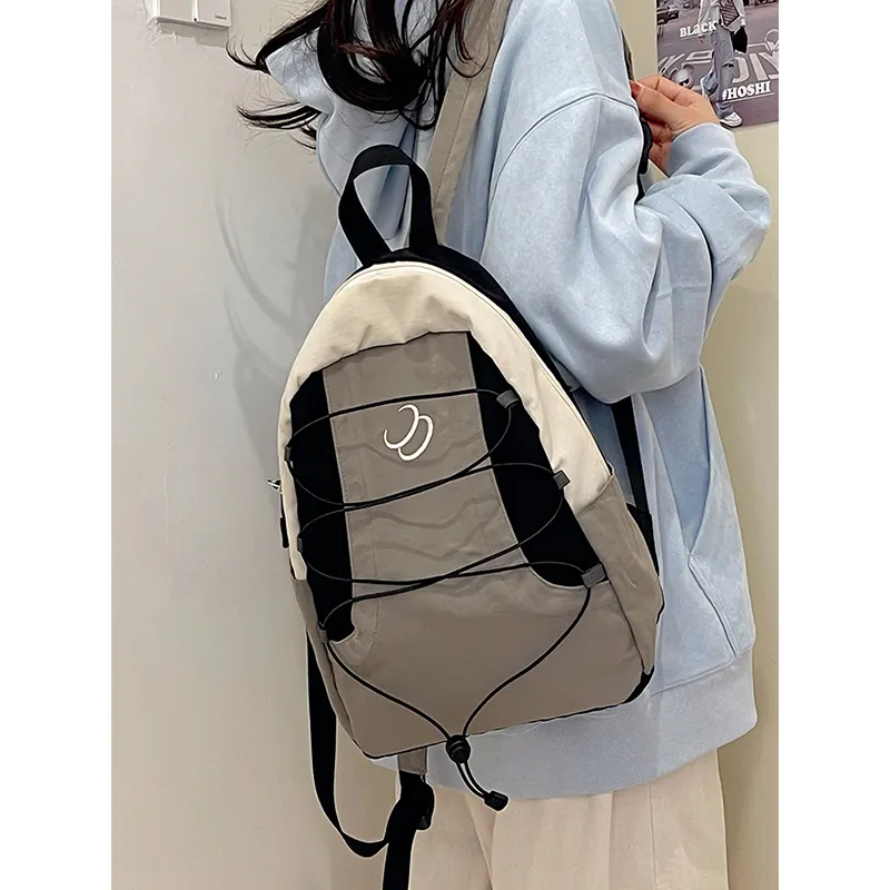 Travel Nylon Backpack Unisex Multicolor-13