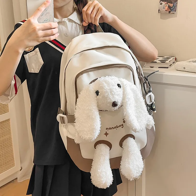 Travel Nylon Backpack Regular Unisex Multicolor-30