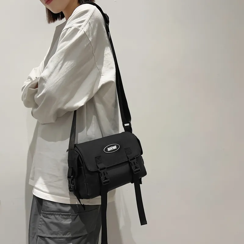 Travel Oxford Shoulder Bag, Crossbody Bag Regular Unisex Black-7