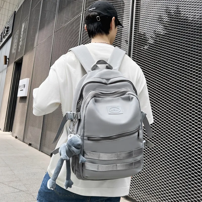 Travel Oxford Backpack Regular Unisex Black/White/Gray/Khaki-18